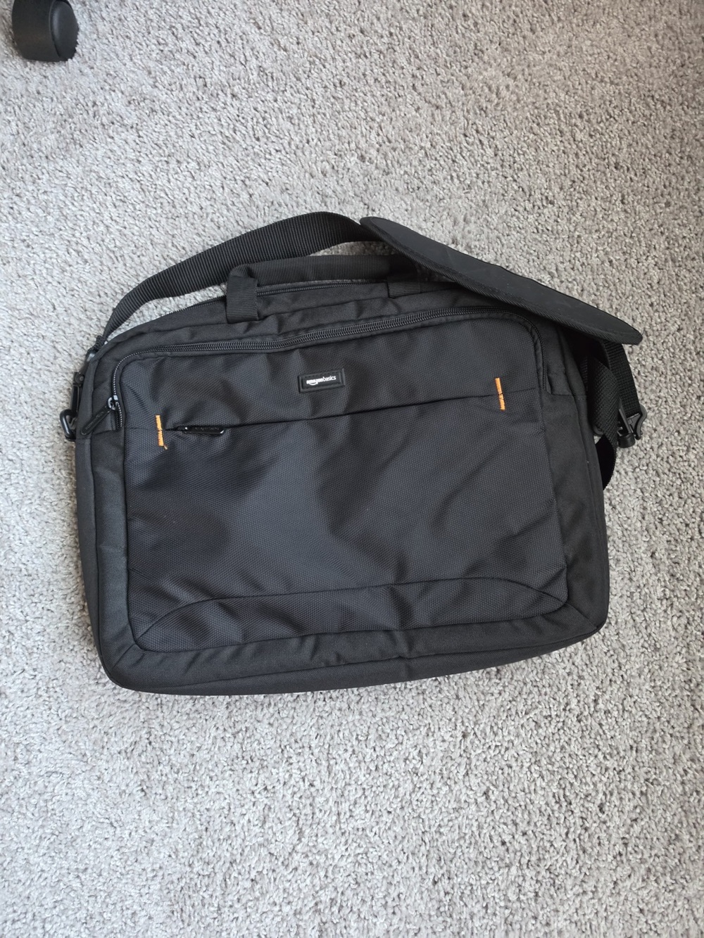 Black Laptop Messenger Bag